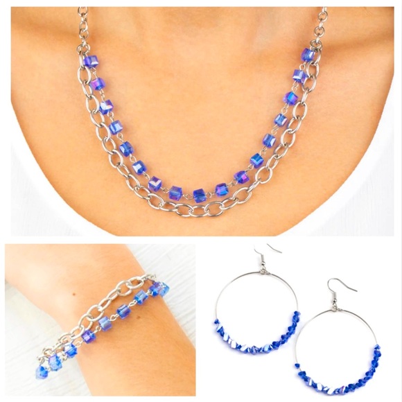 paparazzi Jewelry - Iridescent Beads 3pc Set. NWT